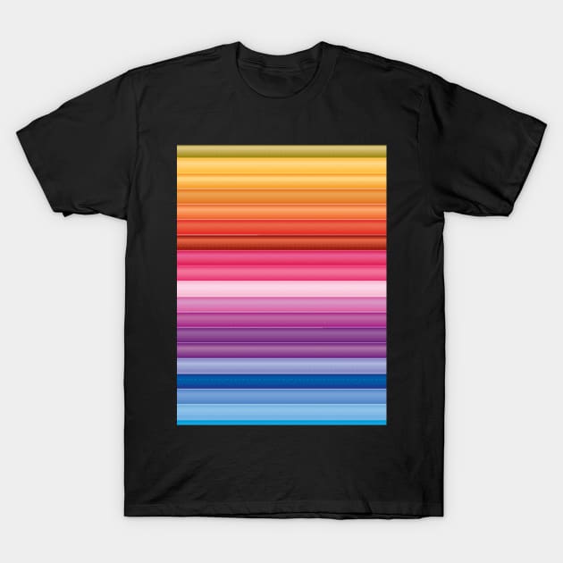 wooden COLOURS T-Shirt by High Class Arts